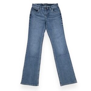Wrangler Jeans Womens Size 3 (28x33) Blue Q Baby Ultimate Riding Denim NWT